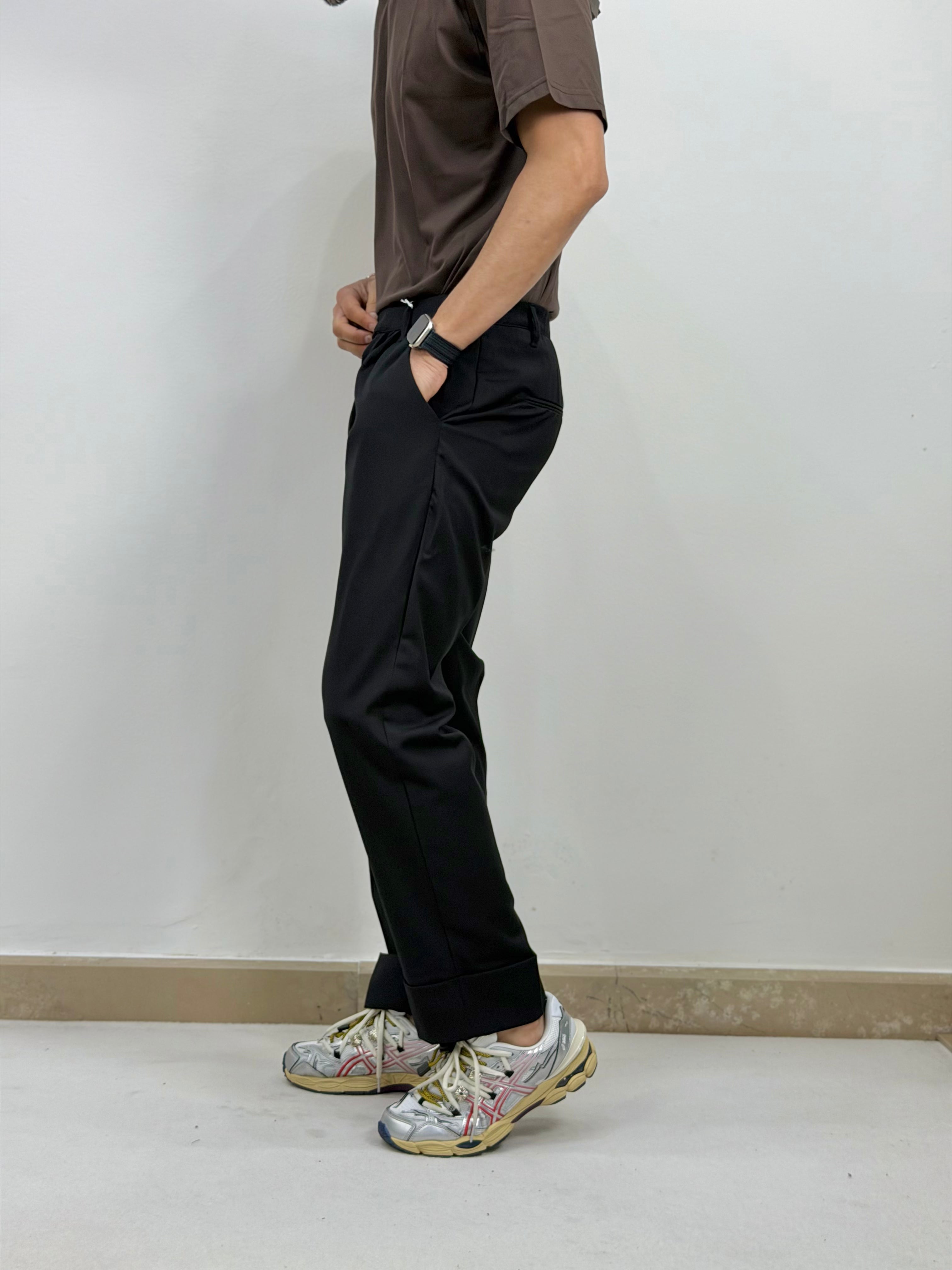PANTALONI AMPIO RISVOLTO