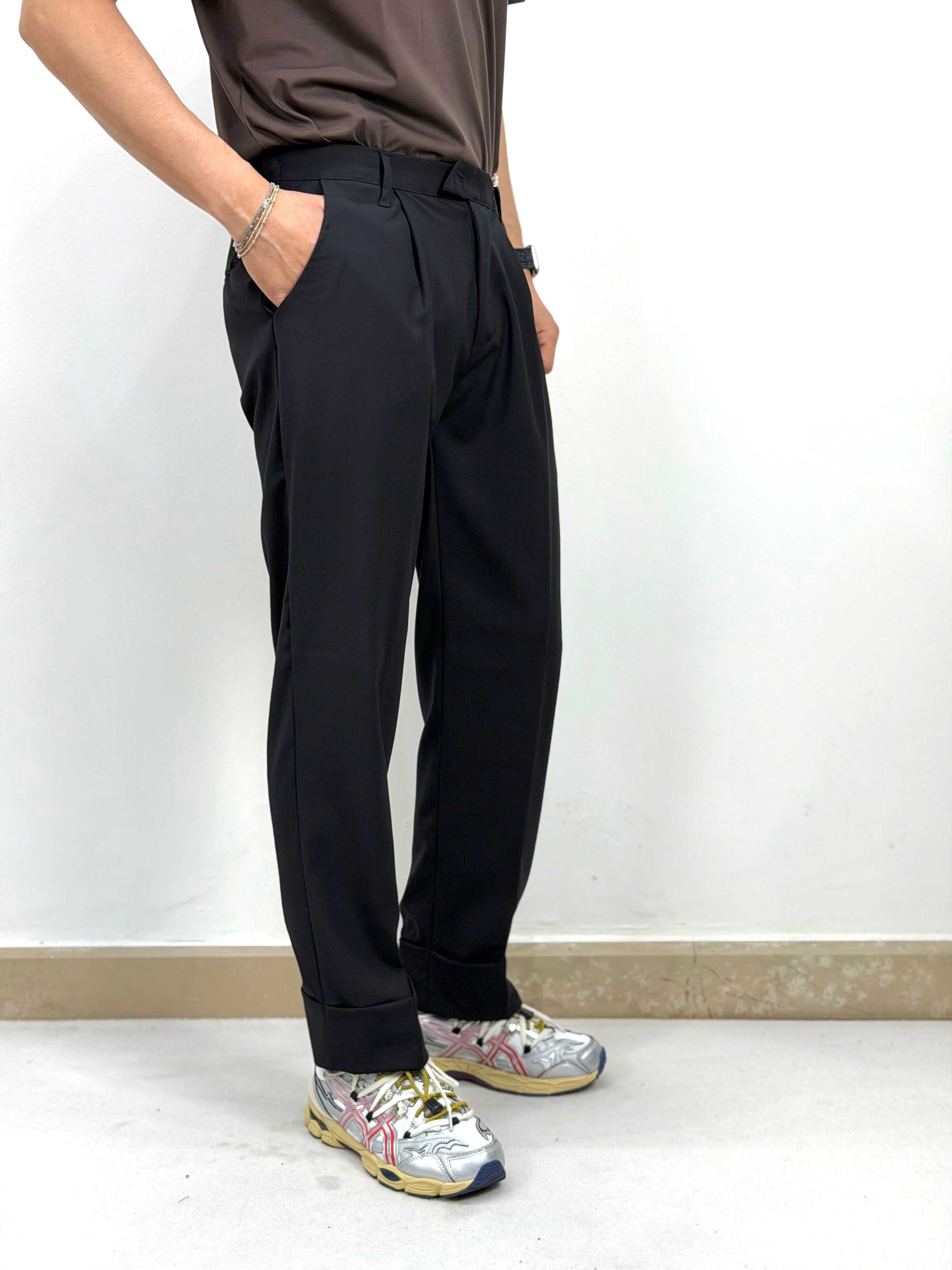 PANTALONI AMPIO RISVOLTO