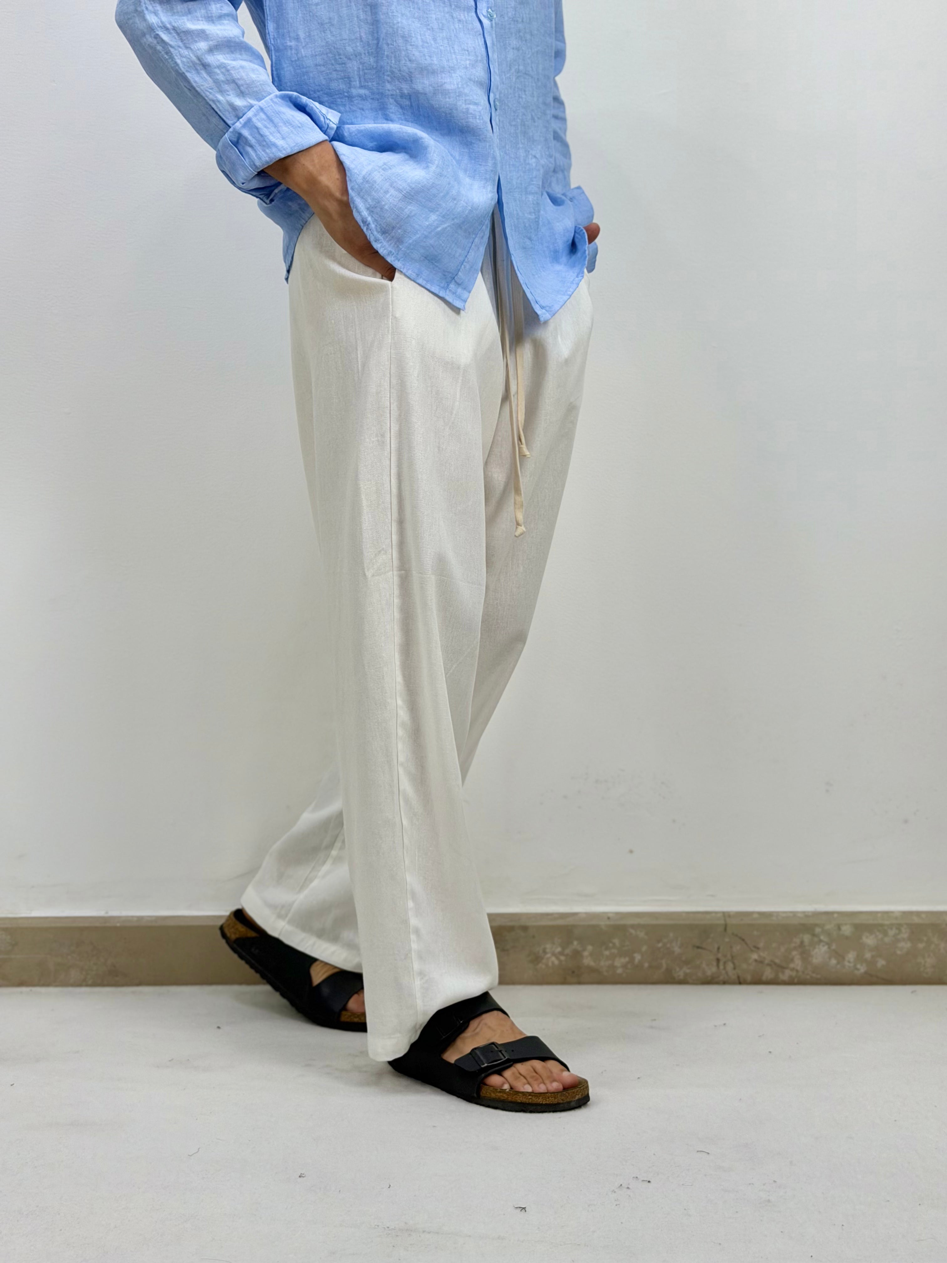 PANTALACCIO IN LINO