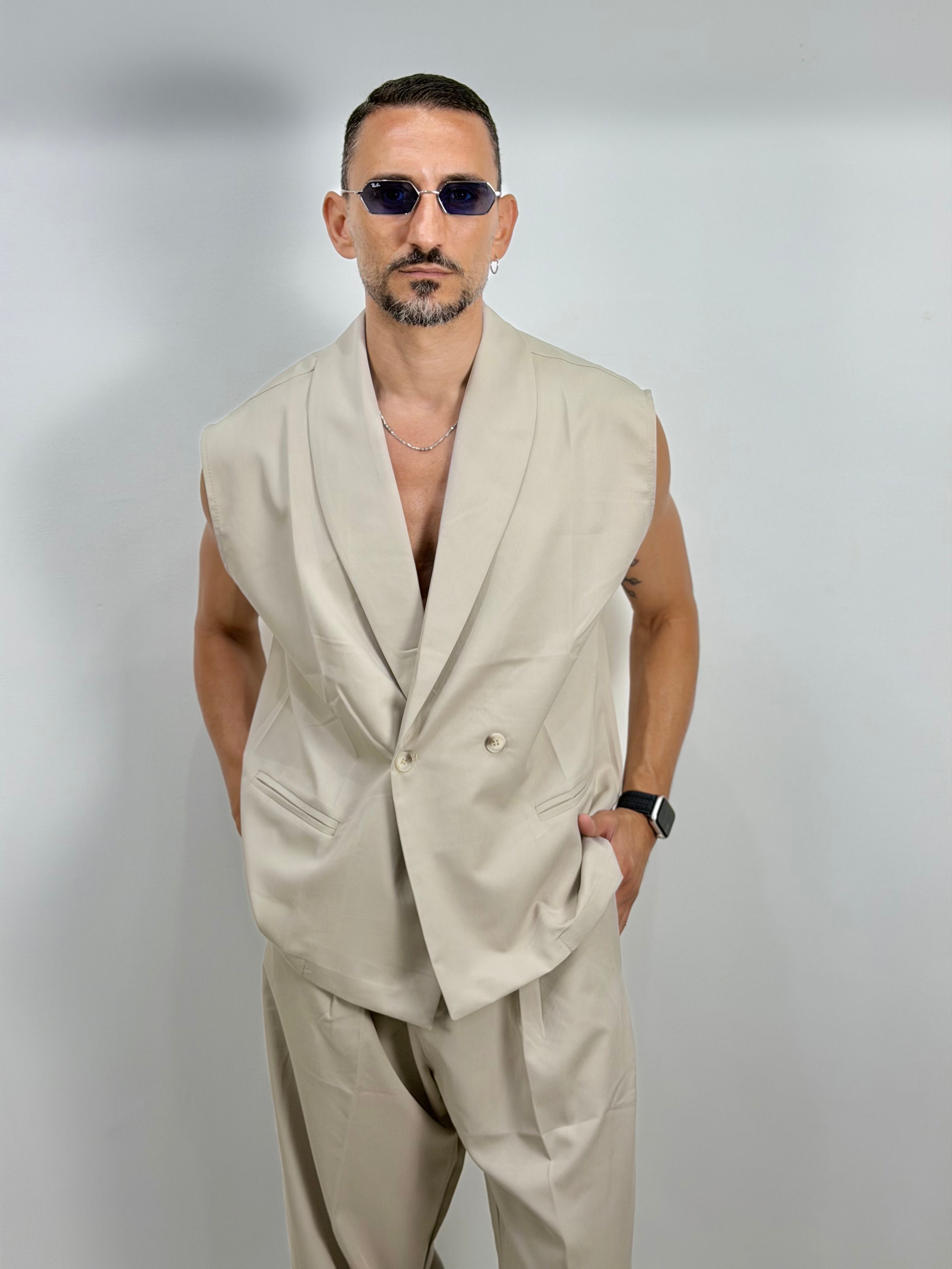 COORDINATO SMANICATO