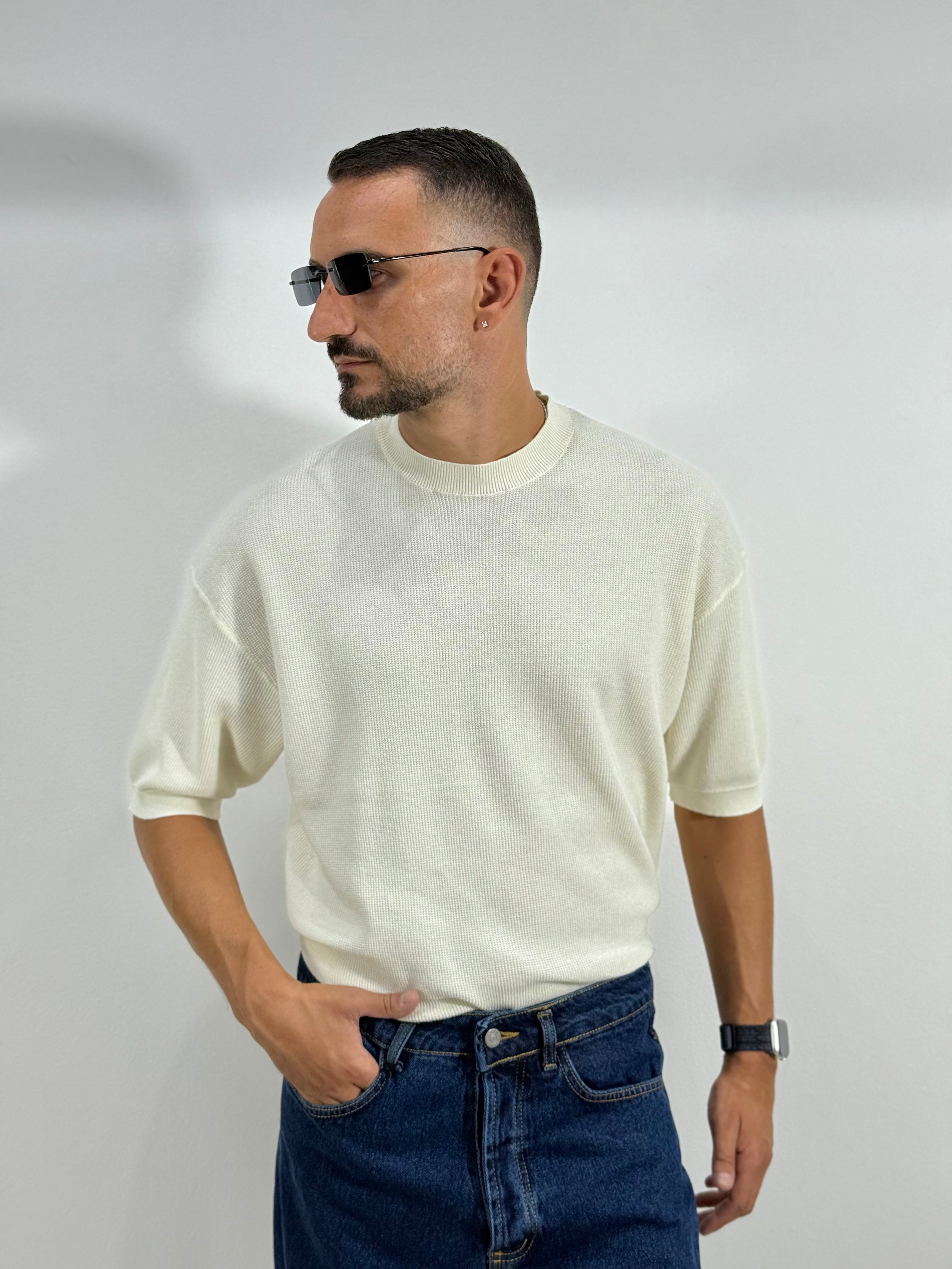 MAGLIA IN TRAMA PIQUET