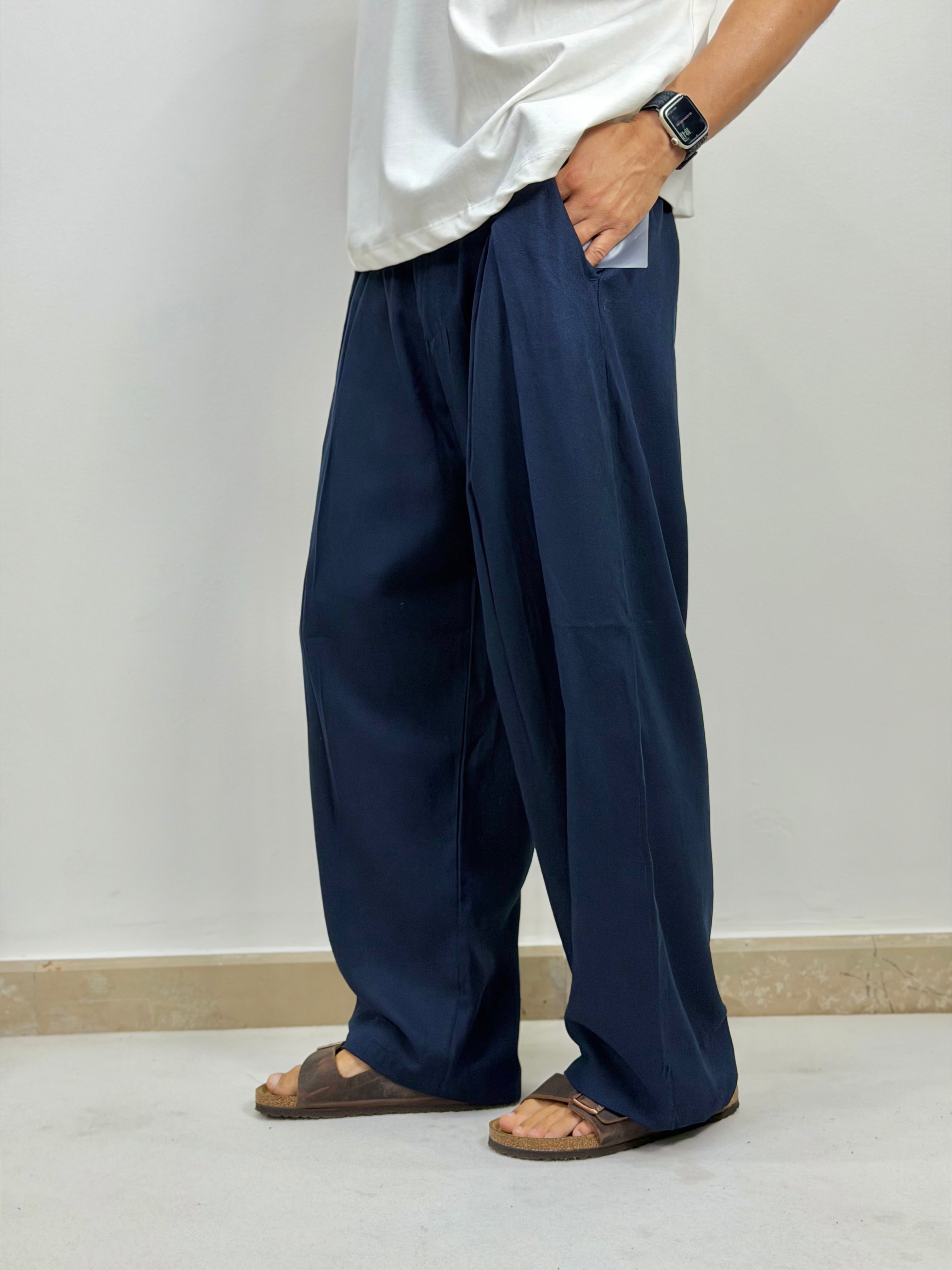 PANTALONI IN LINO SUPER PINCE