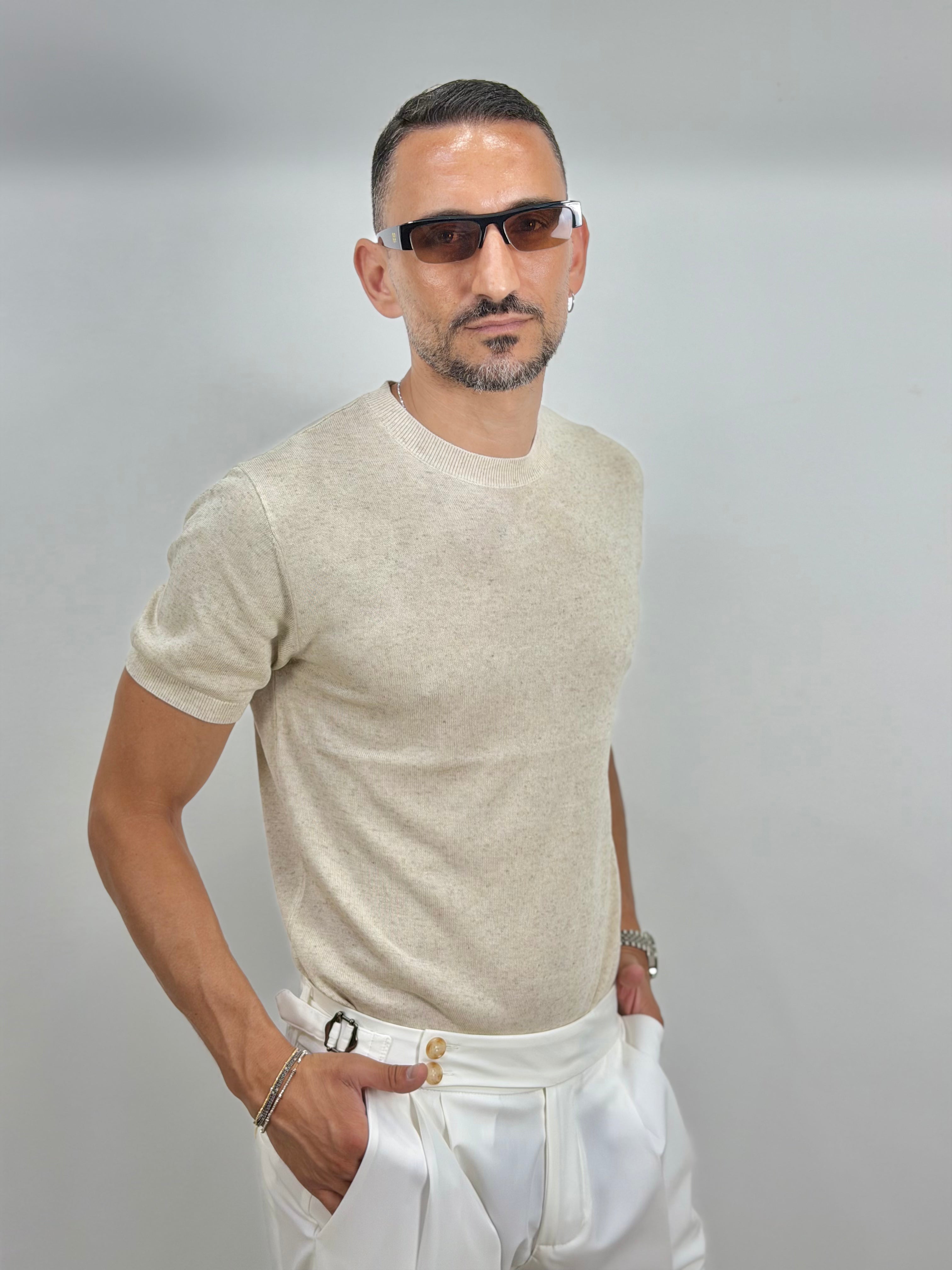 MAGLIA FILO IN LINO