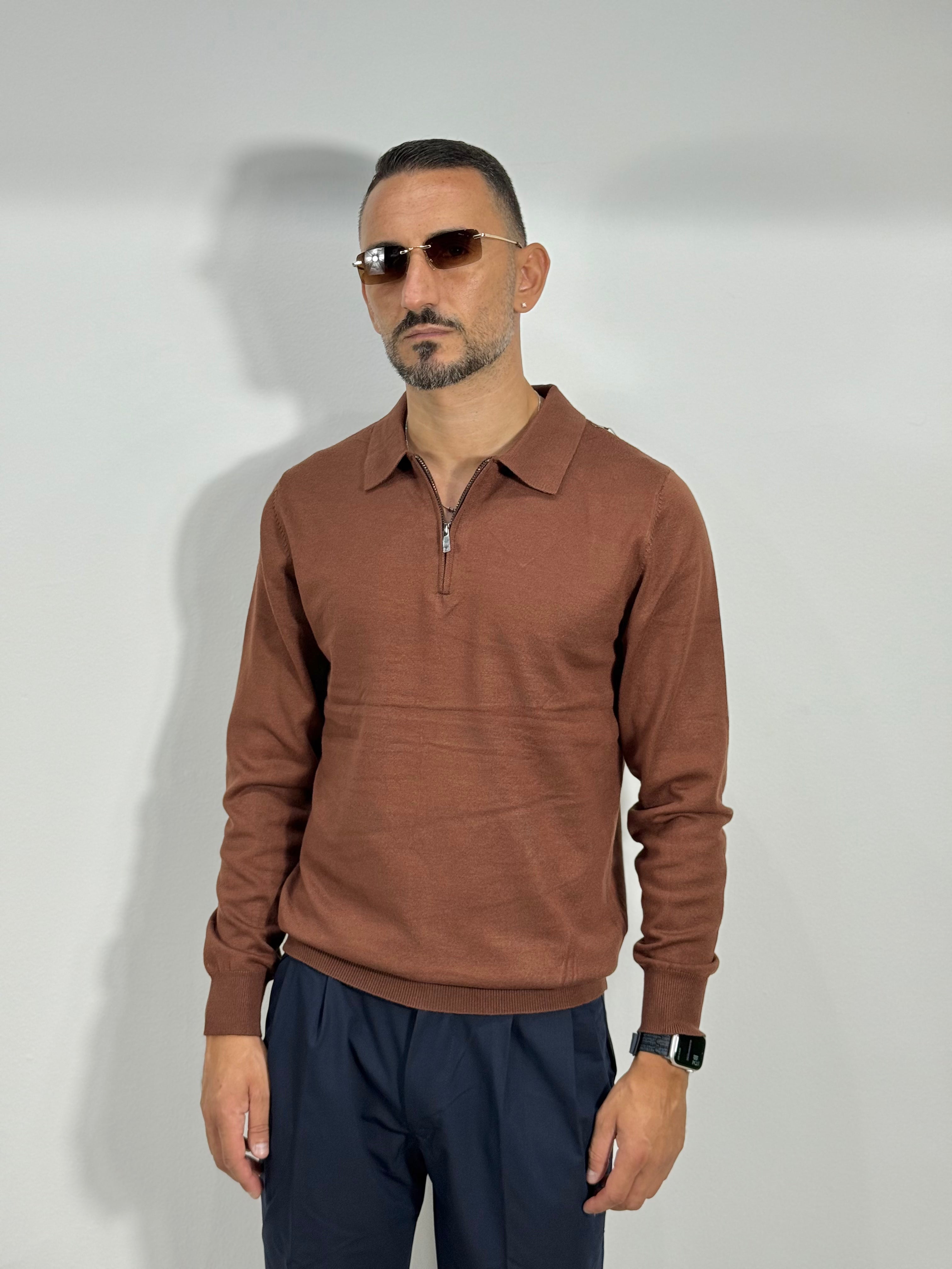 MAGLIA MEZZA ZIP