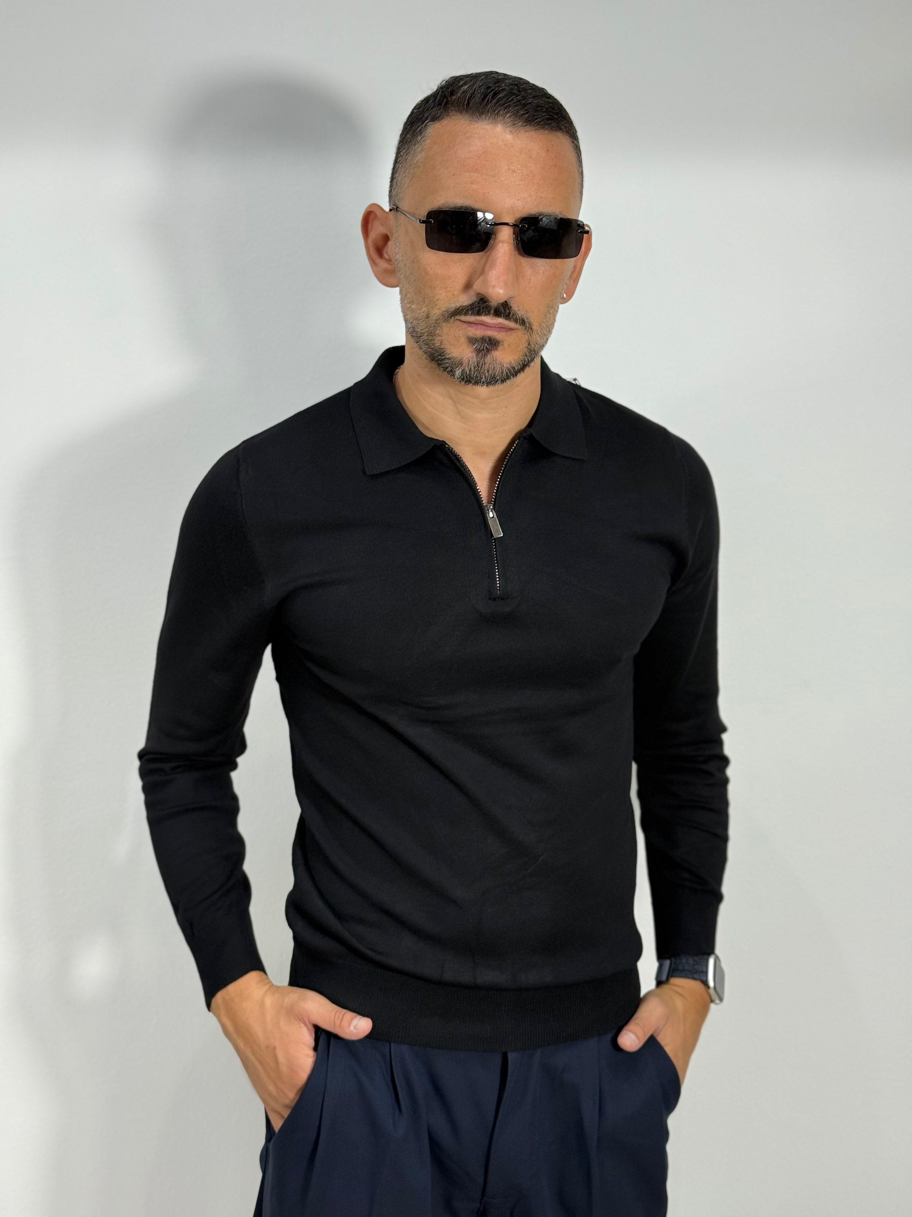 MAGLIA MEZZA ZIP