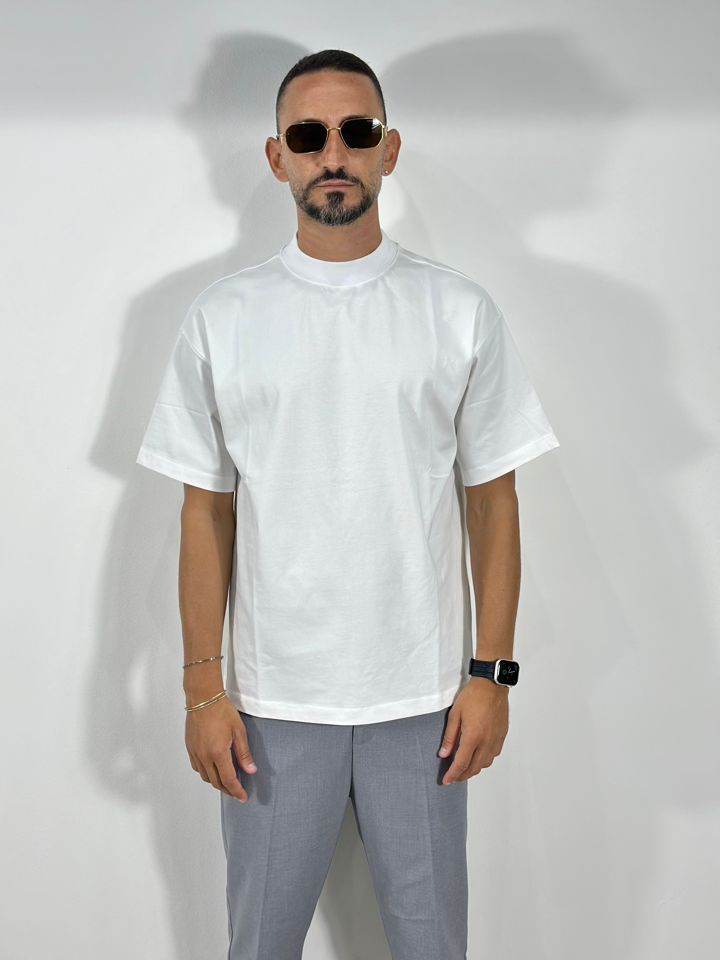 T SHIRT MEZZO COLLO