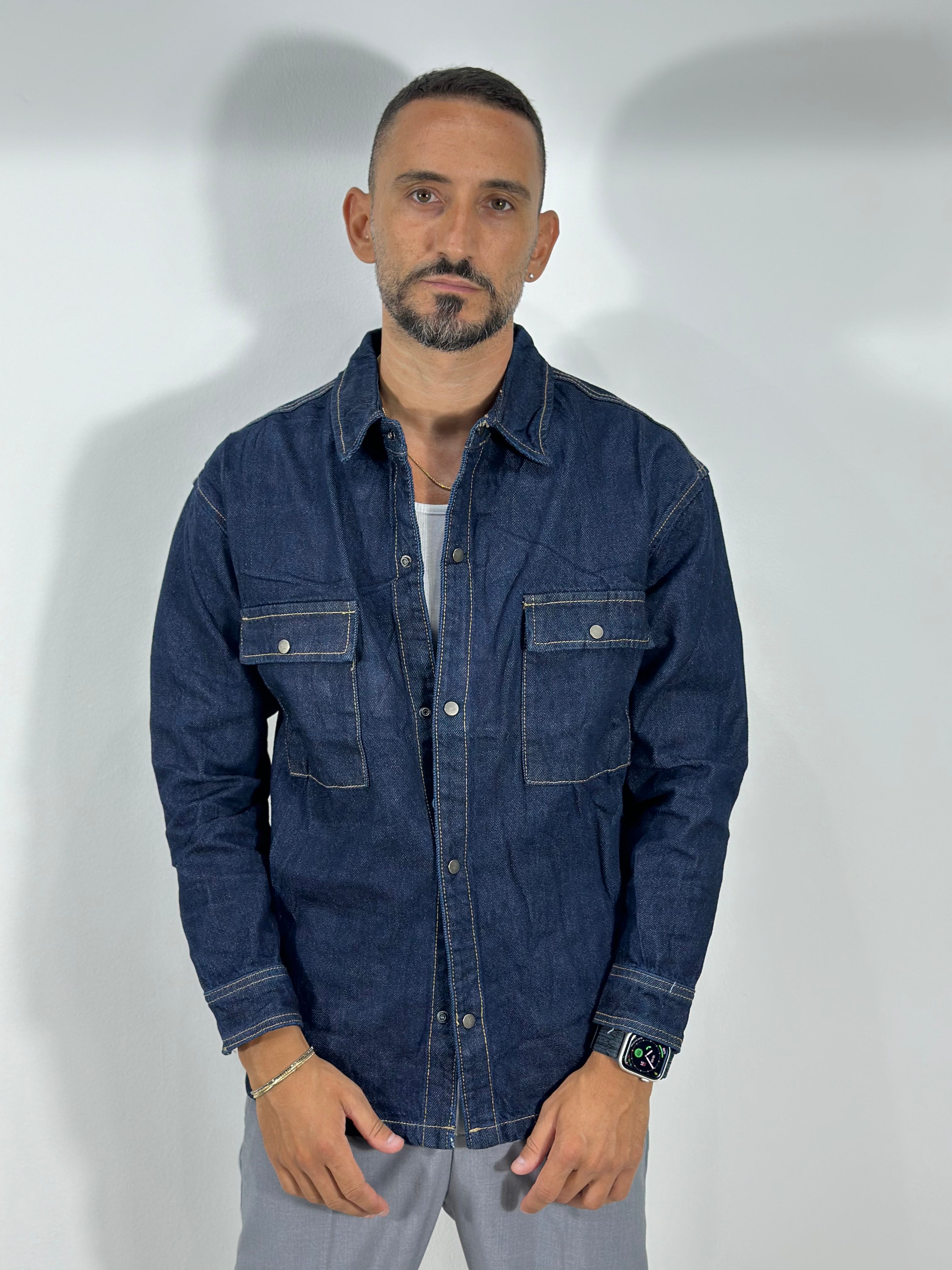 GIACCA CAMICIA IN DENIM