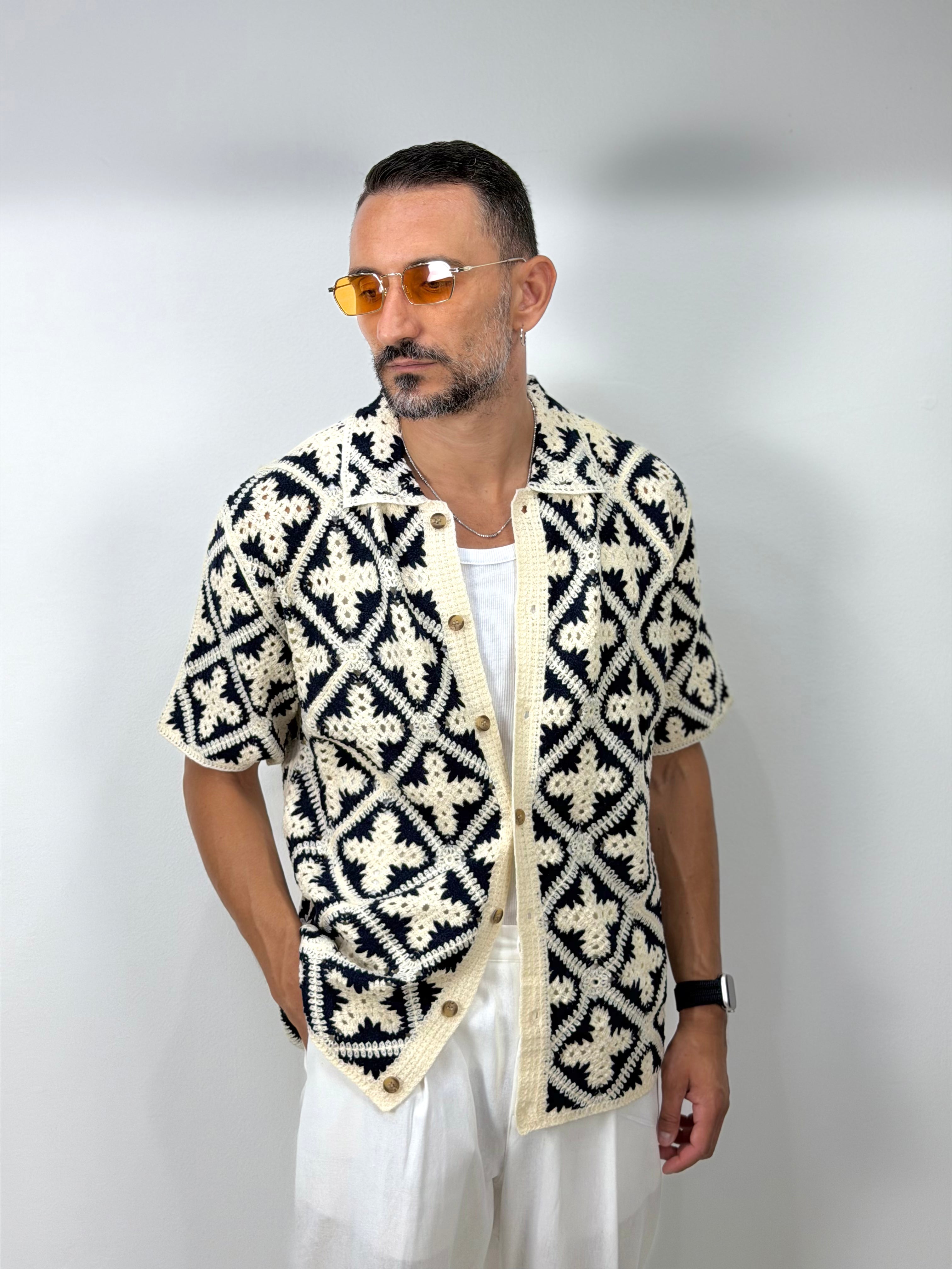 CAMICIA MACRAME