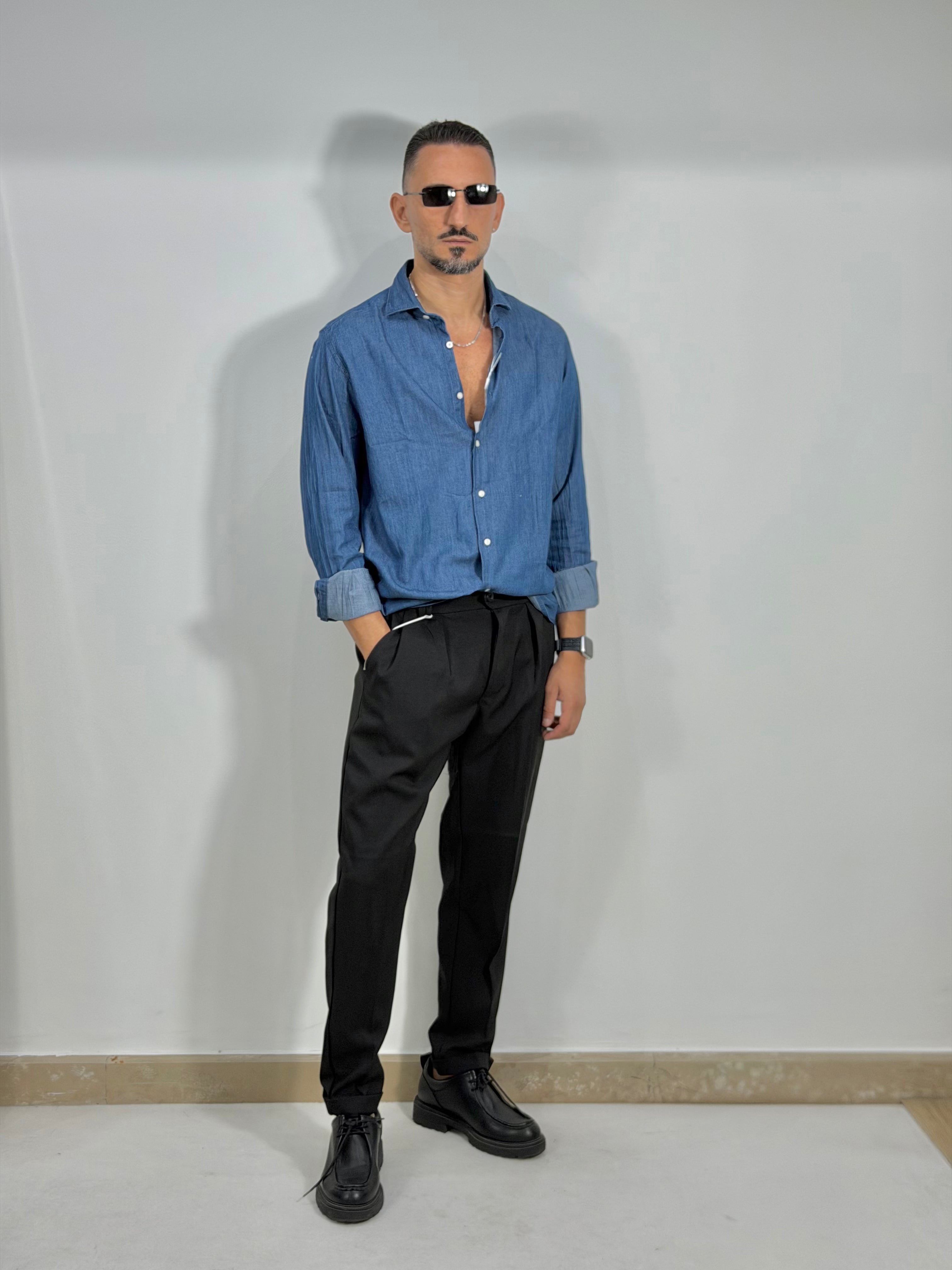 PANTALONI CHINOS STRUTTURATI