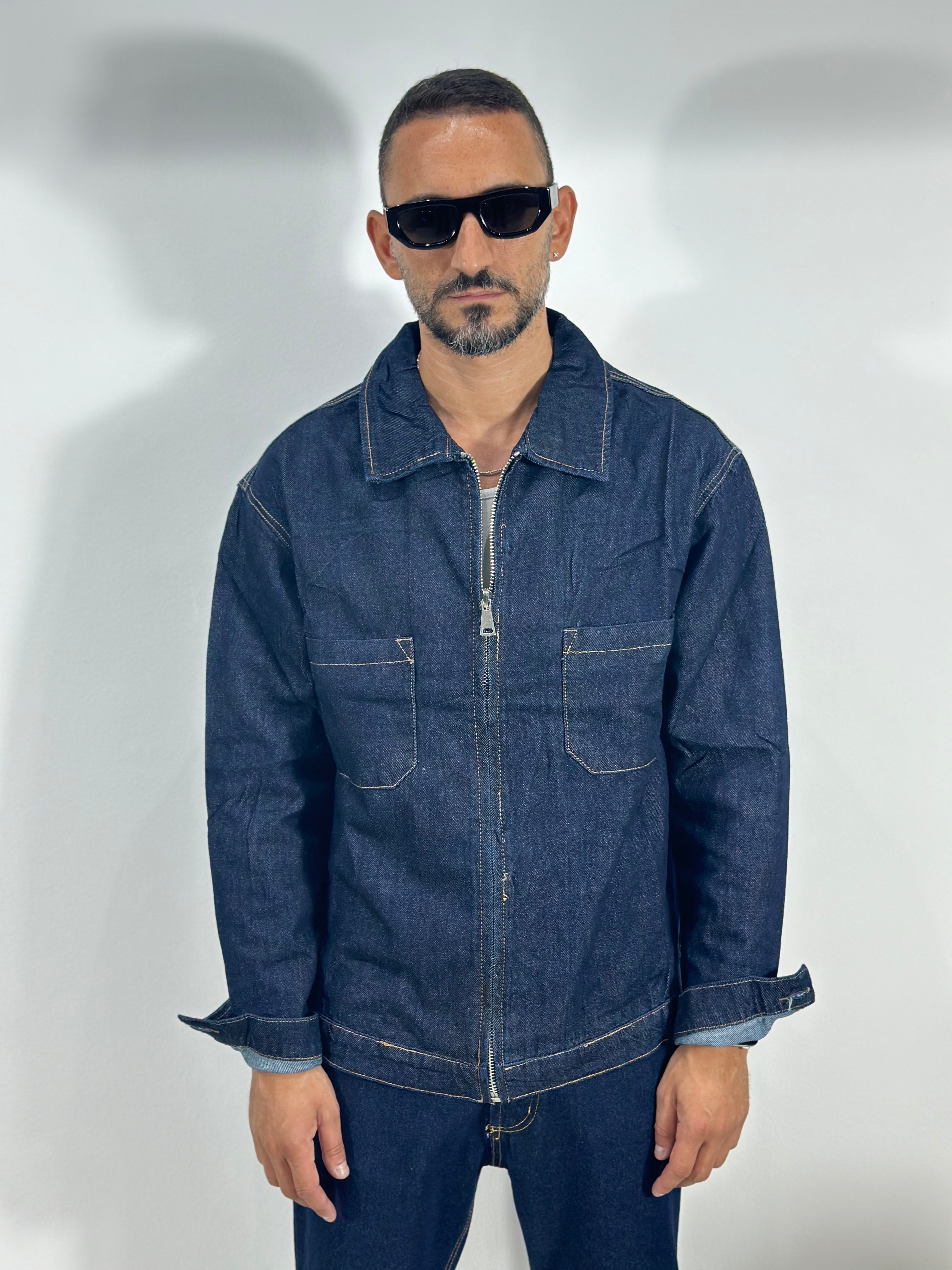 GIACCA DENIM ZIP