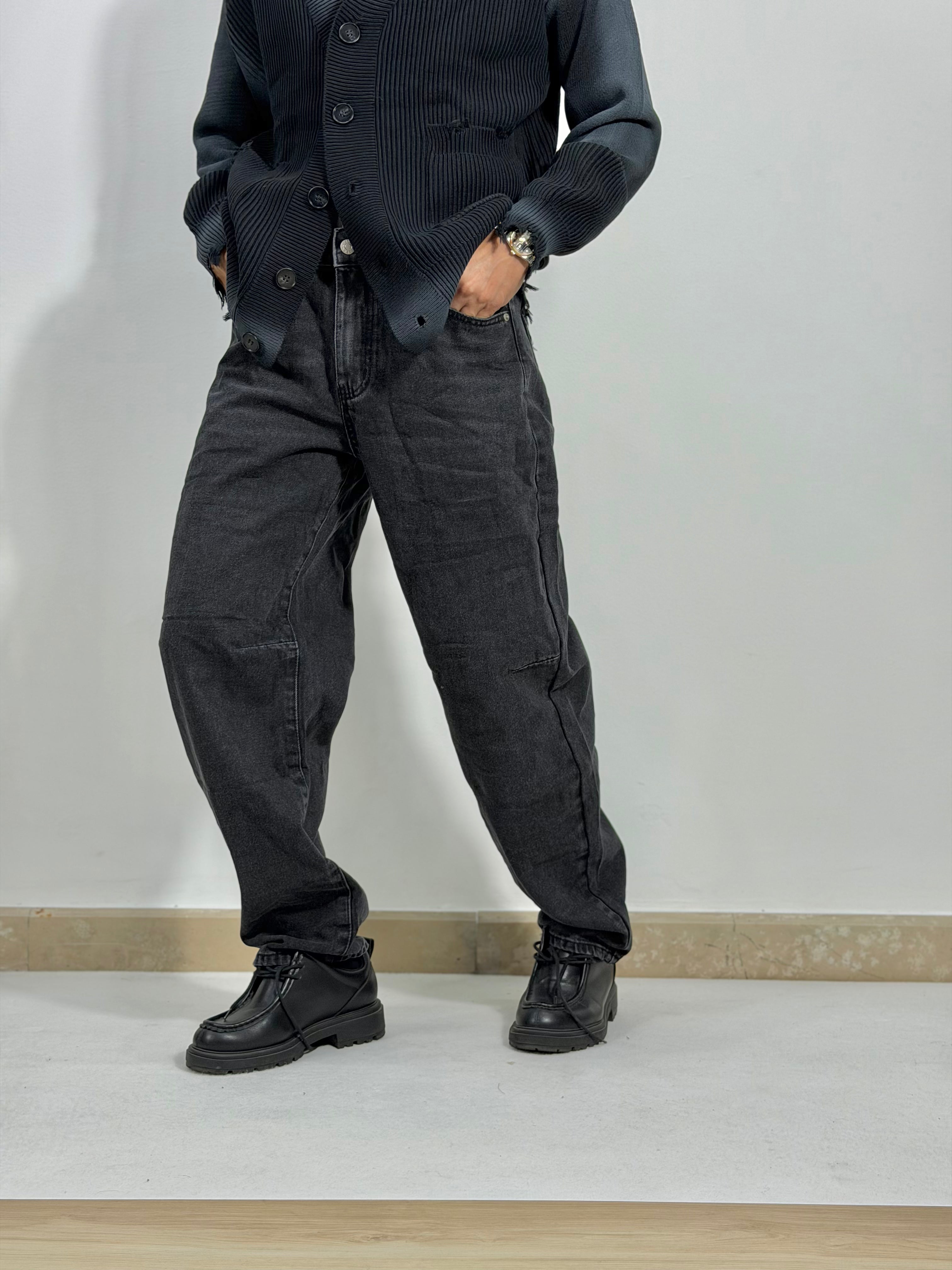 DENIM BALLON BLACK