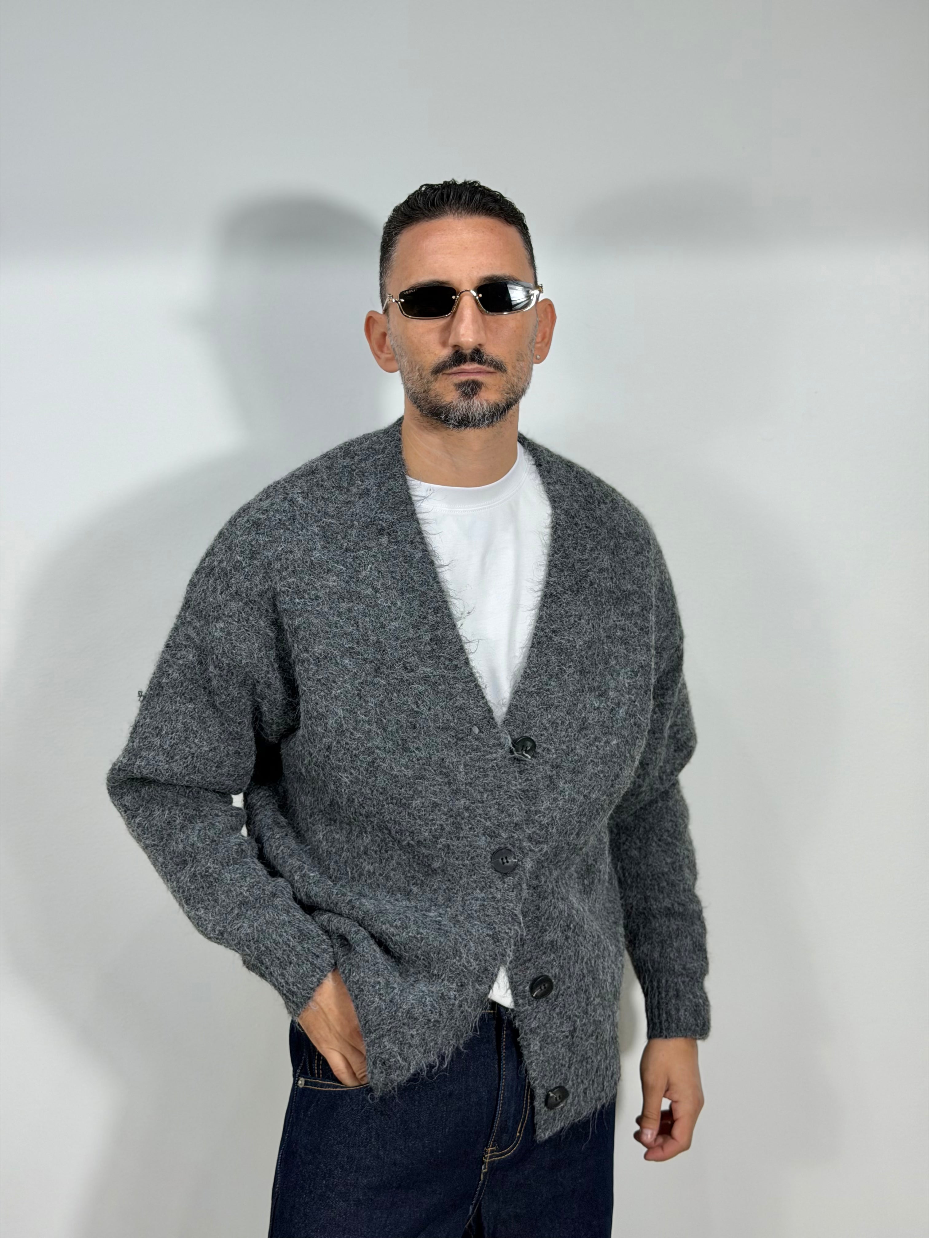 MAXI CARDIGAN BOUCLE