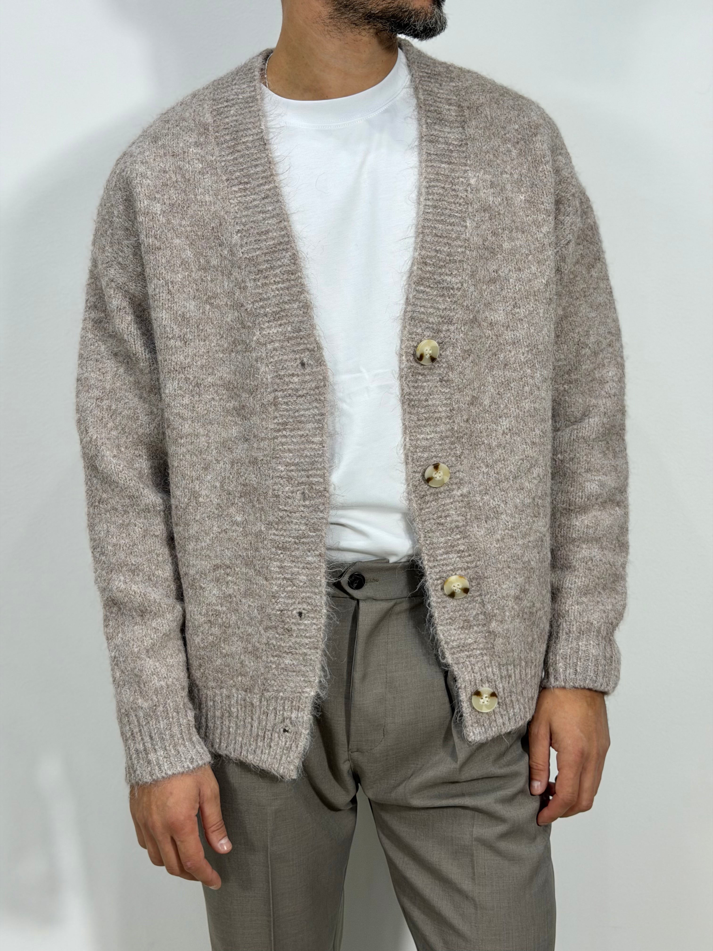 MAXI CARDIGAN BOUCLE