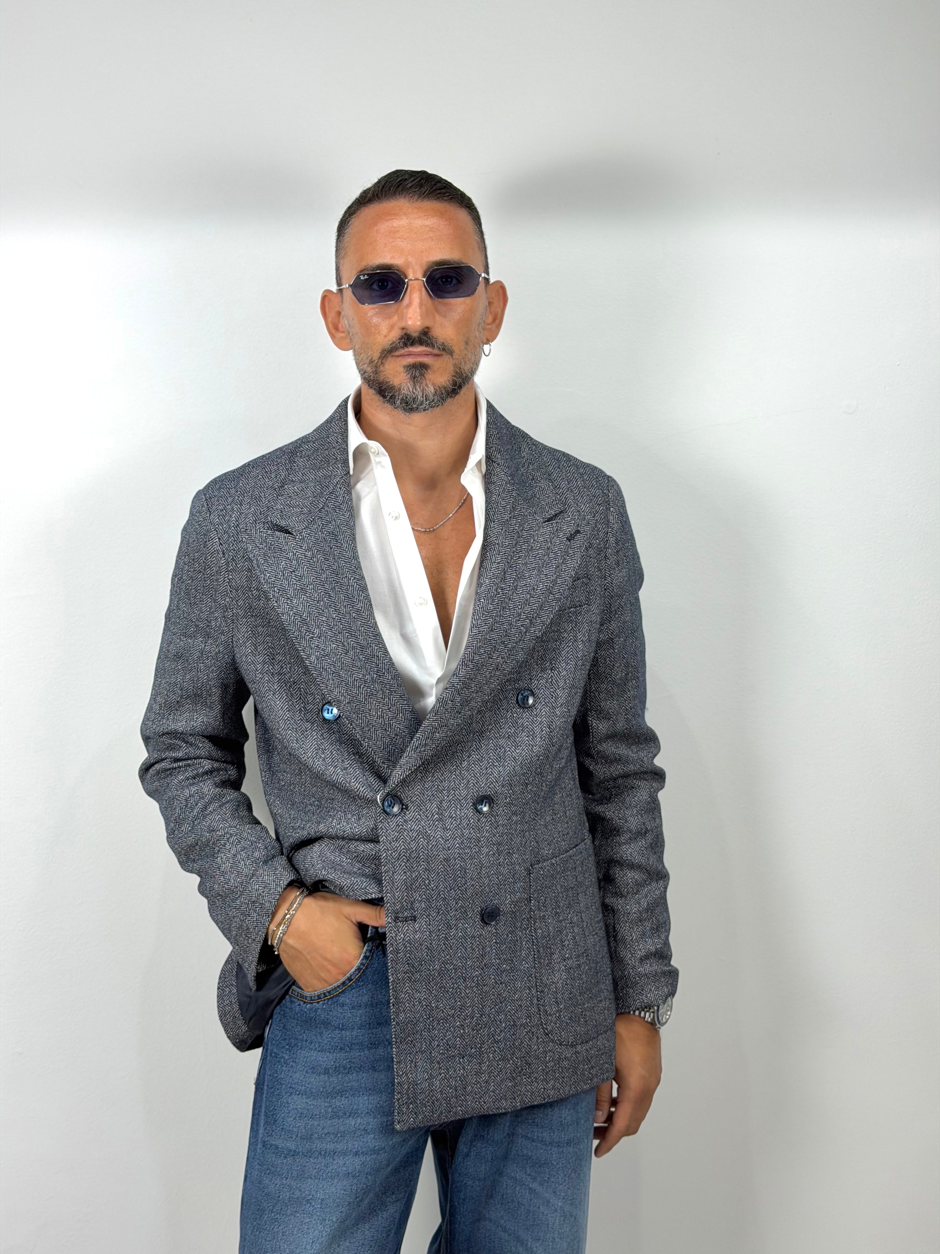 BLAZER IN MISTO LANA