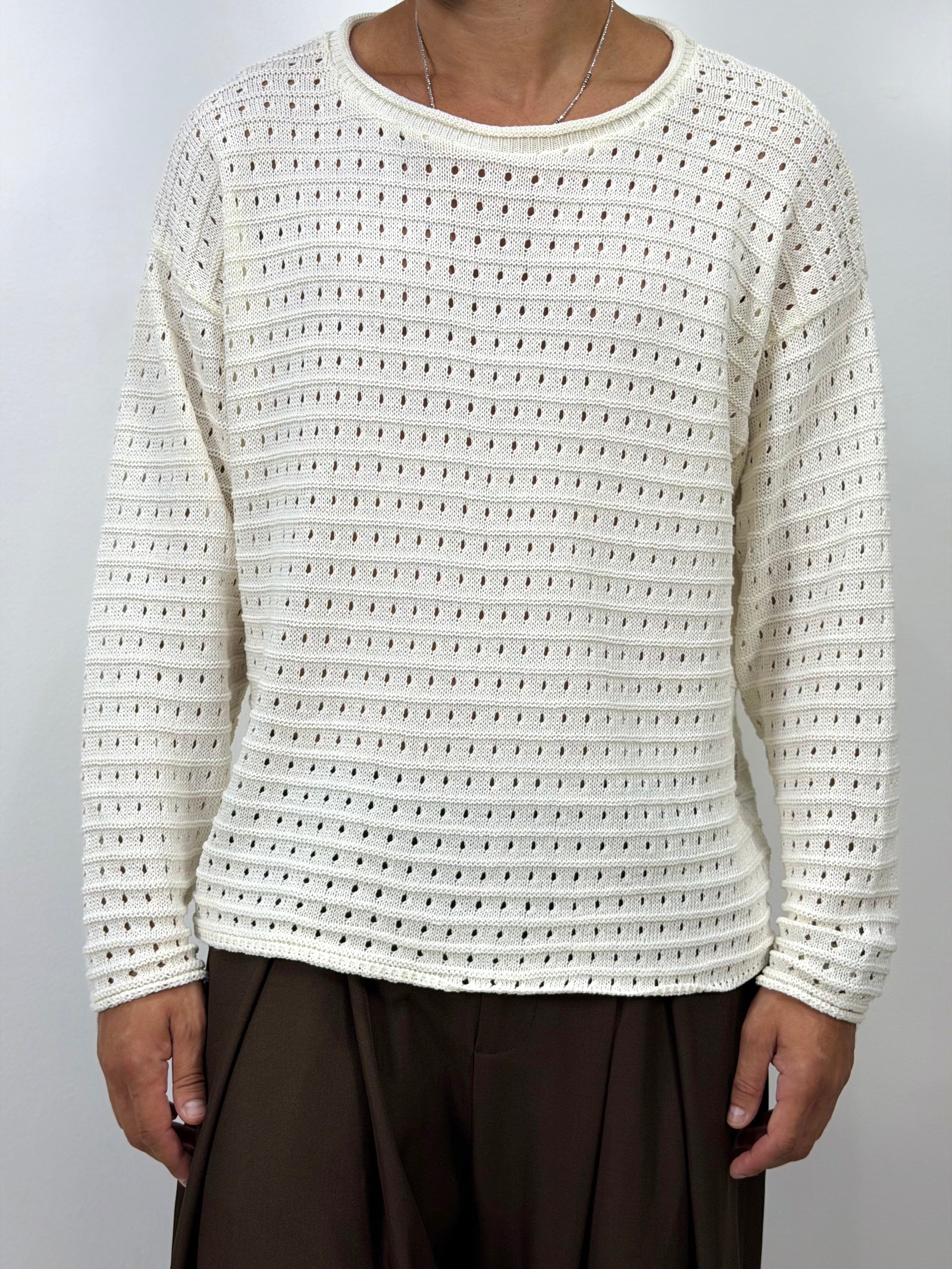 PULLOVER TRAFORATO