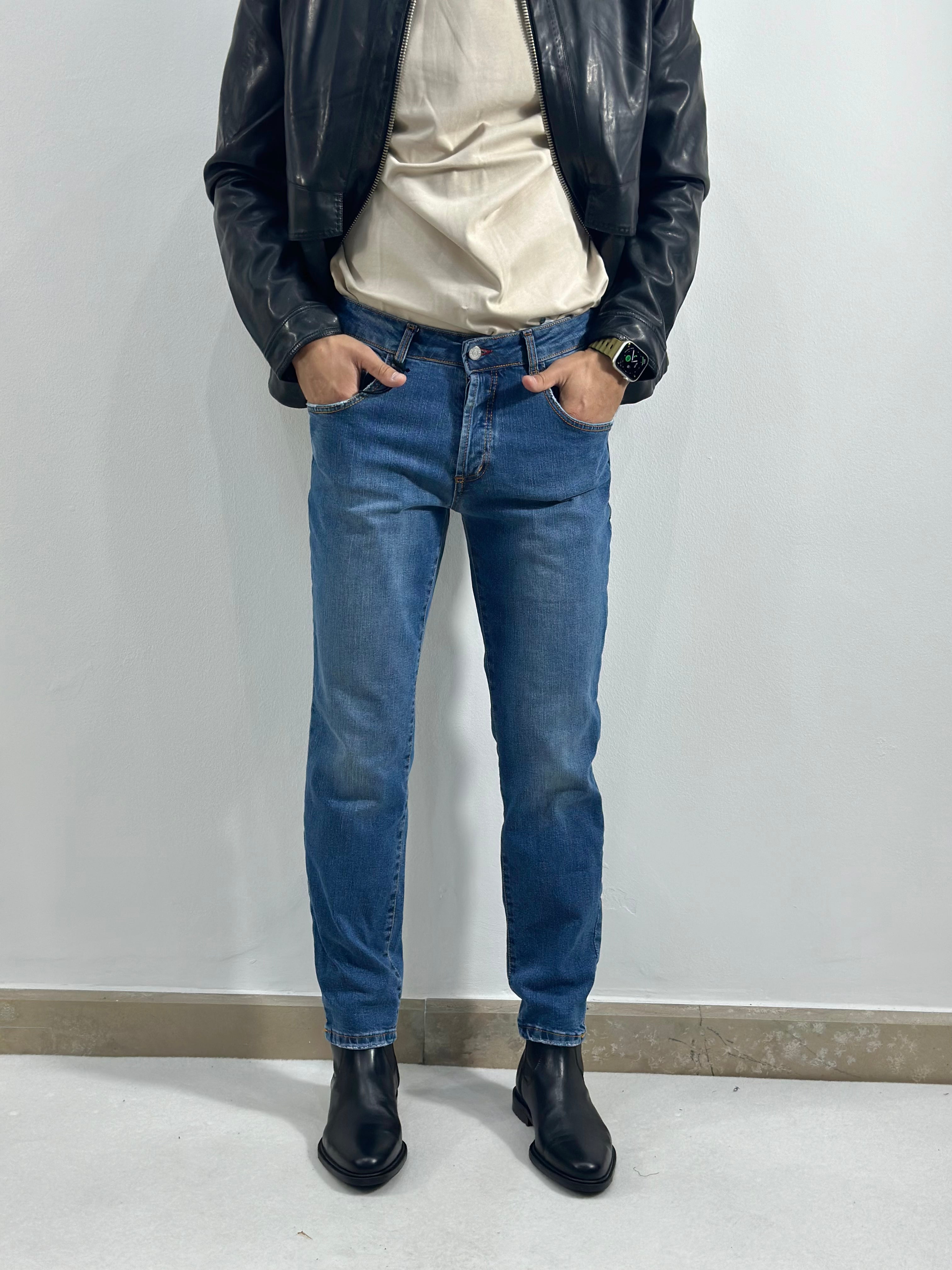 DENIM SLIM FIT CHIARO