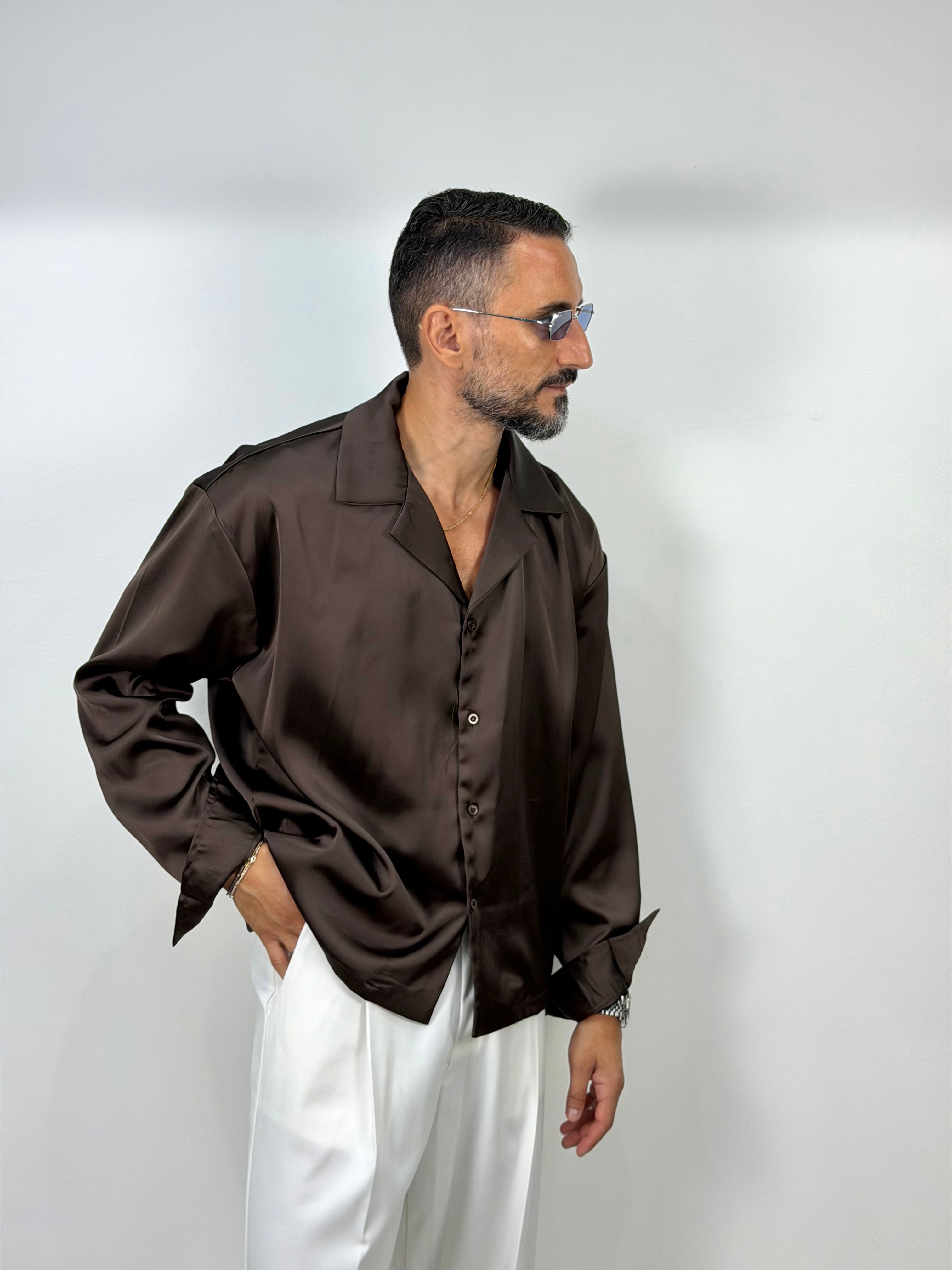 CAMICIA EFFETTO RASO