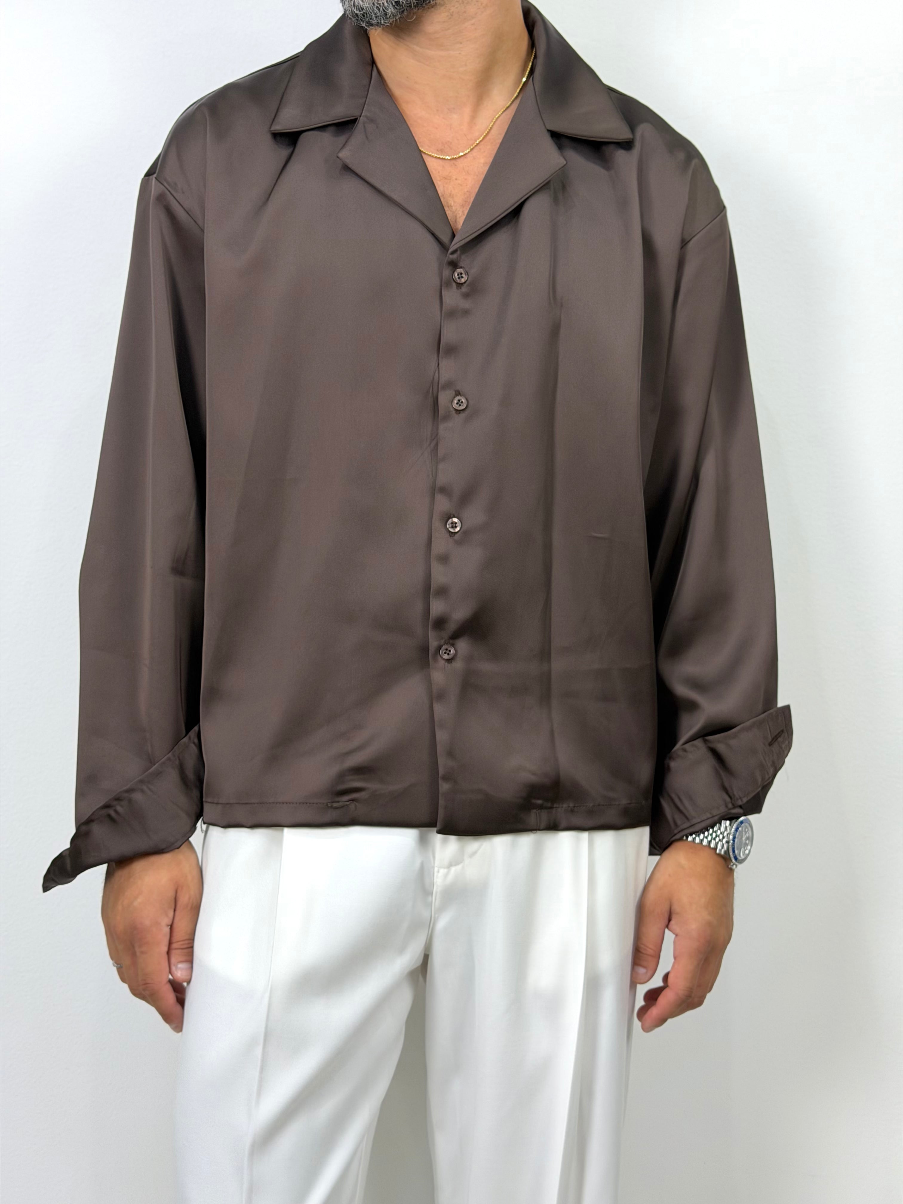 CAMICIA EFFETTO RASO